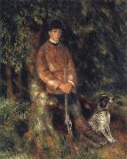 Pierre Renoir, Alfred Berard and his Dog
